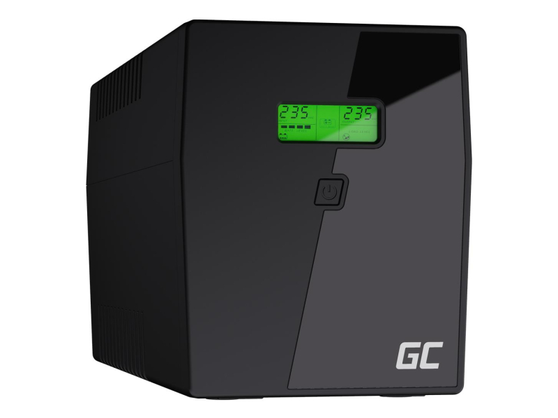 Green Cell UPS (1500VA/900W,  4x Schuko, AVR, LCD)